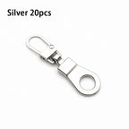 Detachable Metal Zipper Puller Kit – Replacement Repair Set for Sewing Craft