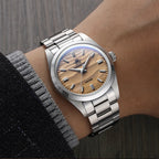 ADDIESDIVE 36mm Quartz Watch – Stainless Steel Sand Dial for Everyday Wear