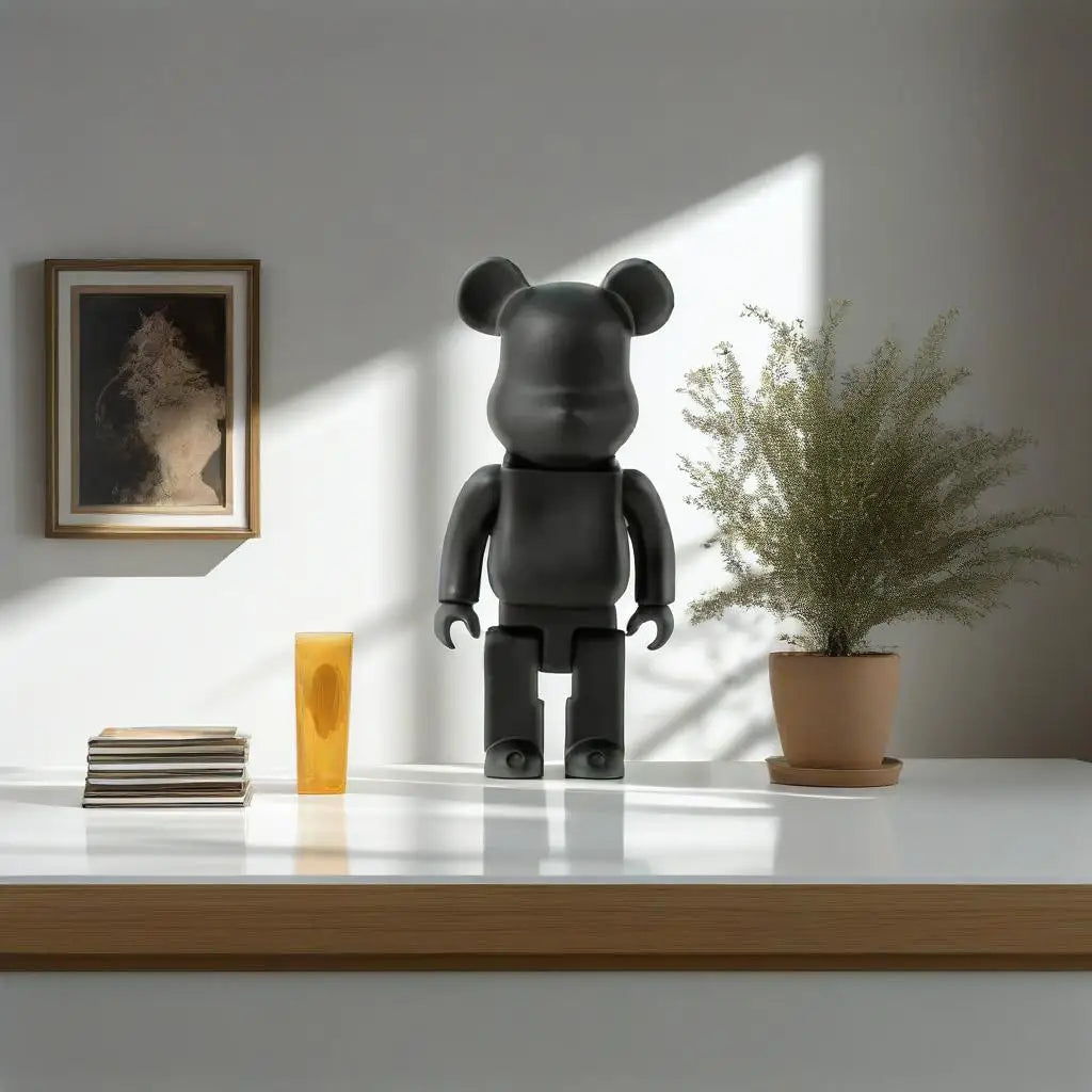 DIY Paint Bear Statue – 28cm Decorative Sculpture for Kids Birthday Gift