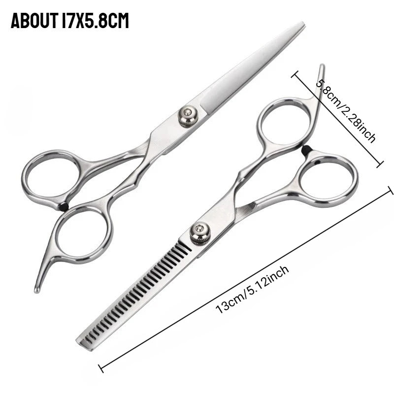 Professional Grooming Scissors – Stainless Steel for Pet Hair Trimming