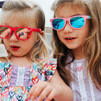 Polarized TR90 Kids Sunglasses – UV400 Silicone Shades for Outdoor Activities