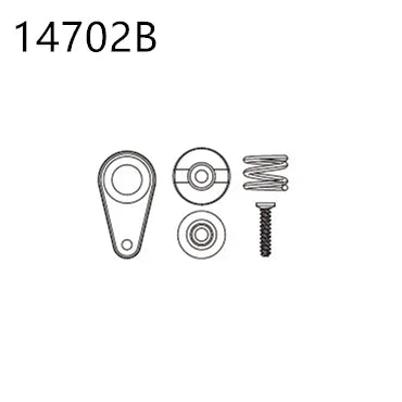RC Car Spare Parts – Differential Shock and Tire Set for 1/14 Scale Models