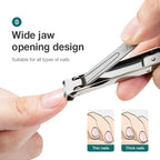Stainless Steel Nail Clippers – Ultra-Thin Collapsible for Travel Manicure