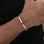 3mm Stainless Steel Cuban Chain Bracelet – Adjustable Hip Hop Men's Jewelry