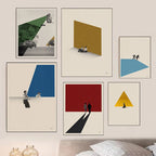 Minimalist Movie Poster Canvas Art – Abstract Modern Wall Decor for Home