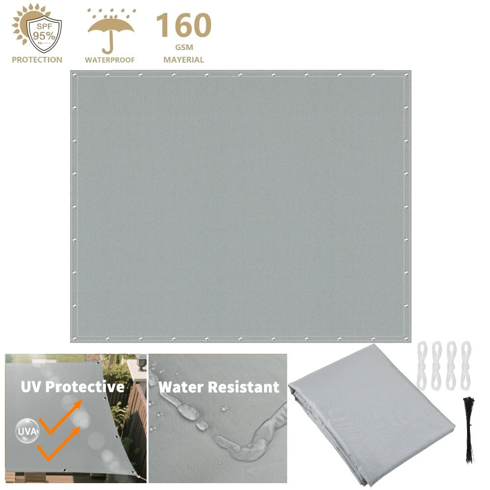 Waterproof Sun Shade Sail – UV Block Canopy for Garden Patio and Camping