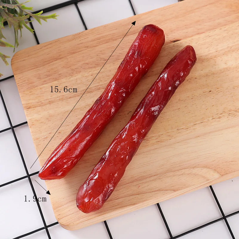 Artificial Grilled Sausage Models – Realistic Food Props for Restaurant Decor