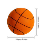 Silent Foam Basketball – Lightweight Elastic Sports Toy for Kids Indoor Play