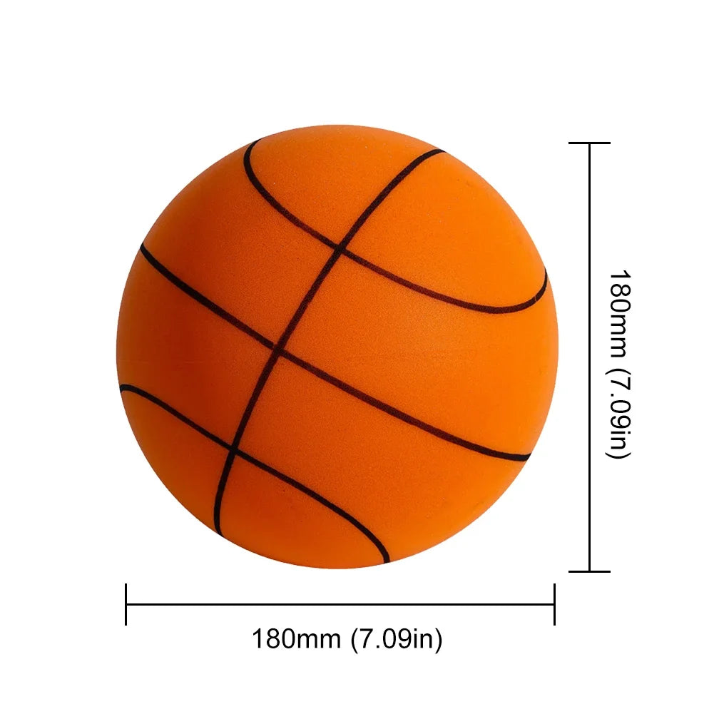 Silent Foam Basketball – Lightweight Elastic Sports Toy for Kids Indoor Play