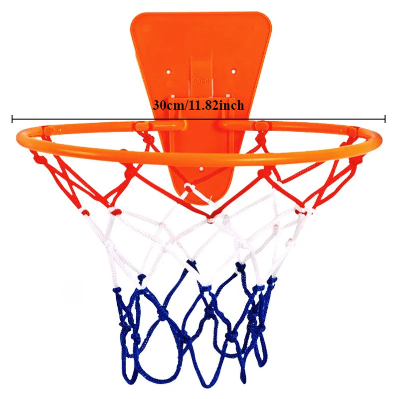 Wall Mounted Basketball Hoop – Foldable Mute Design for Kids Indoor Training