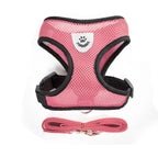 Adjustable Mesh Cat and Dog Harness – Reflective Breathable Vest for Walking
