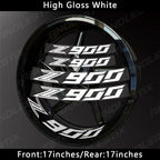 Reflective Motorcycle Rim Stripes – Wheel Hub Decals for Kawasaki Z900