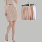 Ice Silk Half Slip – Plus Size Anti-Chafing Underskirt for Summer Dresses
