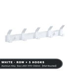 Modern Aluminum Wall Hooks – Black Towel Hanger for Bathroom and Coat Storage