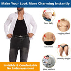 Compression Bodysuit – Slimming Tummy Control Vest for Men Body Shaping