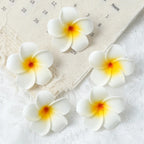 Artificial PE Foam Flowers – 5cm Hawaiian Plumeria for Wedding Decor DIY Crafts