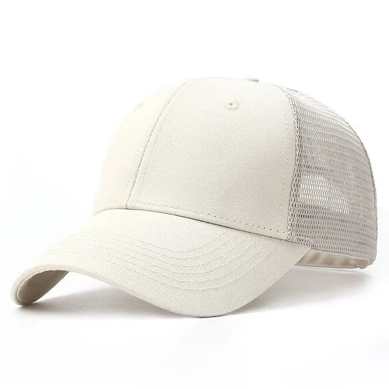 Oversized Cotton Baseball Cap – Adjustable Large Fit for Men and Women