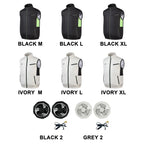 Cooling Fan Vest – Air Conditioned Heat Resistant Jacket for Outdoor Fishing Hiking