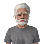 Realistic Bald Old Man Mask – Latex Creepy Cosplay Prop for Halloween