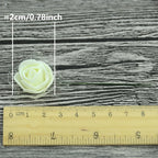 Mini Foam Rose Flower Heads – 2cm Craft Embellishments for Wedding Decor