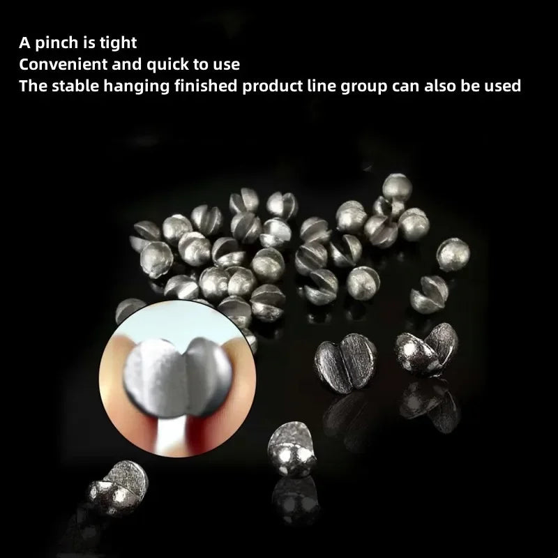 Round Lead Fishing Sinkers – Assorted Weight Kit for Freshwater Angling