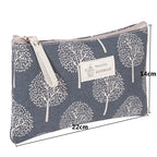 Canvas Small Cosmetic Bag – Portable Makeup Organizer for Travel