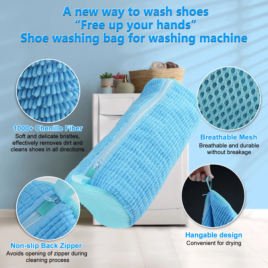Mesh Washing Shoes Bag – Anti-Deformation Laundry Organizer for Sneakers