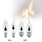 LED Flame Effect Candle Bulb – Vintage Edison Fire Lamp for Home Decor