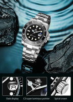 ADDIESDIVE Quartz Dive Watch – Stainless Steel Ceramic Bezel for Scuba Diving