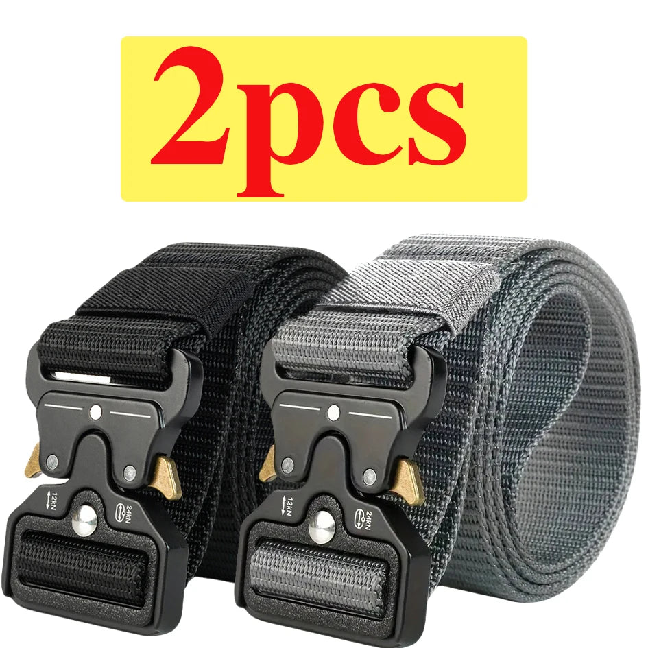 Tactical Nylon Belt – Multi-Functional Canvas Strap for Military Training