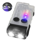 Rechargeable LED Keychain Flashlight – UV and Buzzer for Outdoor Camping