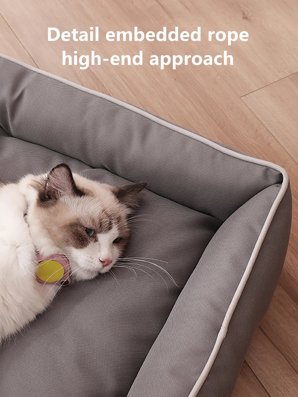Waterproof Oxford Dog Bed – Thickened PP Cotton Mat for All Seasons