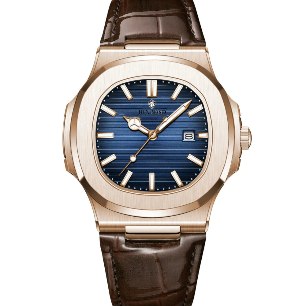 Automatic Quartz Wristwatch – Luxury Business Movement for Men