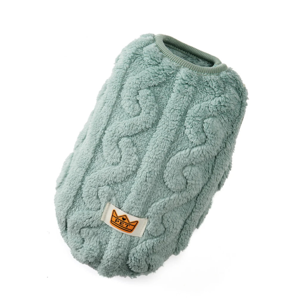 Fleece Dog Sweater – Warm Winter Apparel for Small Dogs and Cats