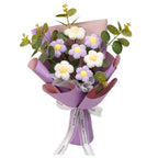 Handmade Crochet Flower Bouquet – Knitted Floral Decor for Gift Giving