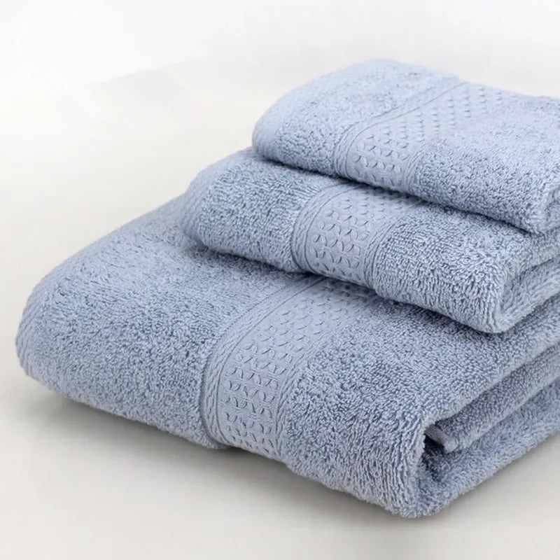 Absorbent Cotton Face Towel – Soft Hand Wash Cloth for Home and Hotel