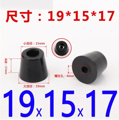 Rubber Furniture Leg Tips – Non-slip Floor Protectors for Tables and Speakers
