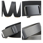 Tactical Canvas Belt – Durable Automatic Buckle for Men Outdoor Hunting