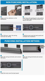 Movable Track Power Socket – 8000W Rail System for Home Office Appliances