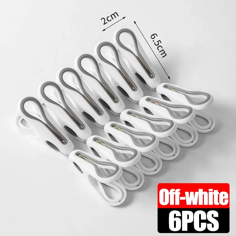 Windproof Laundry Clothes Pegs – Durable Clamps for Home Drying Organizer
