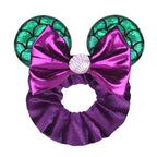 Velvet Sequin Mouse Ear Scrunchies – Elastic Hair Accessories for Kids Party