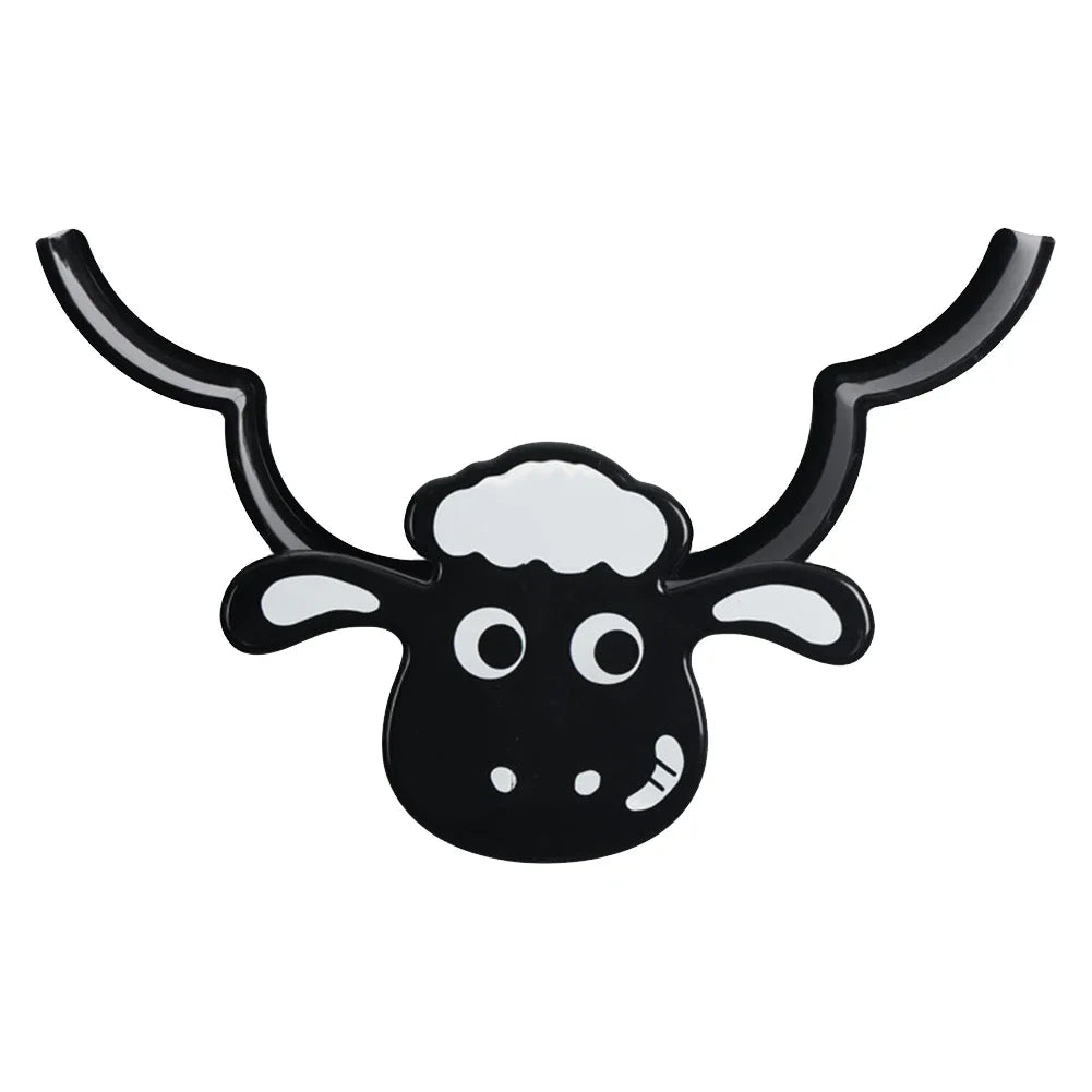 Sheep Toilet Paper Holder – Wall Mounted Metal Organizer for Bathroom Decor