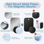 Metal Adhesive Plates – Replacement Iron Discs for Magnetic Phone Car Mounts