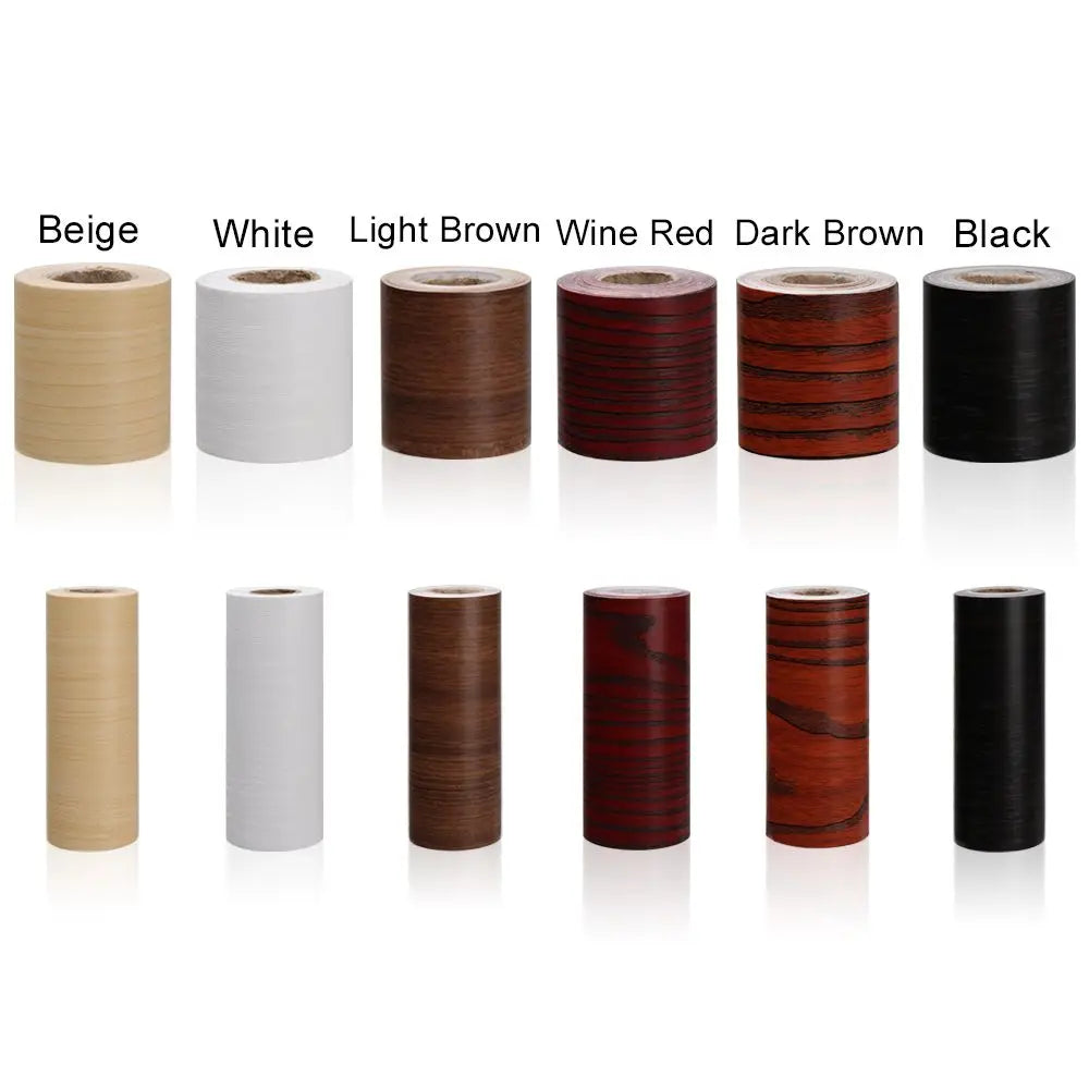 Self-Adhesive Wood Border Decal – Waterproof PVC Skirting for Home Decor