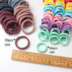 Nylon Elastic Hair Bands – Soft Ponytail Holders for Kids Hairstyles