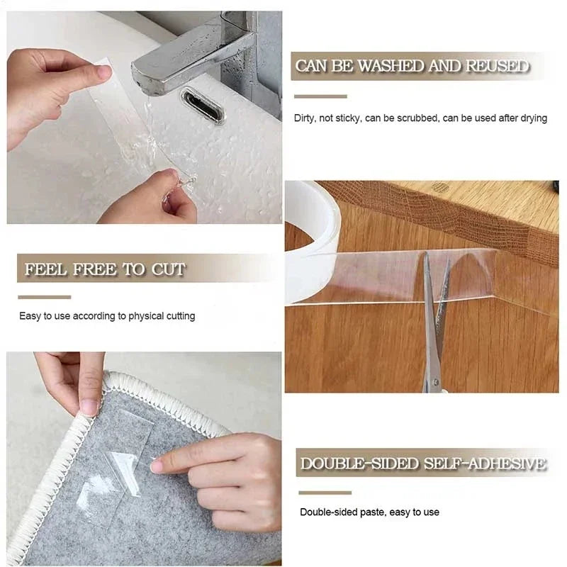 Double Sided Monster Tape – Heavy Duty Waterproof Adhesive for Home Repair