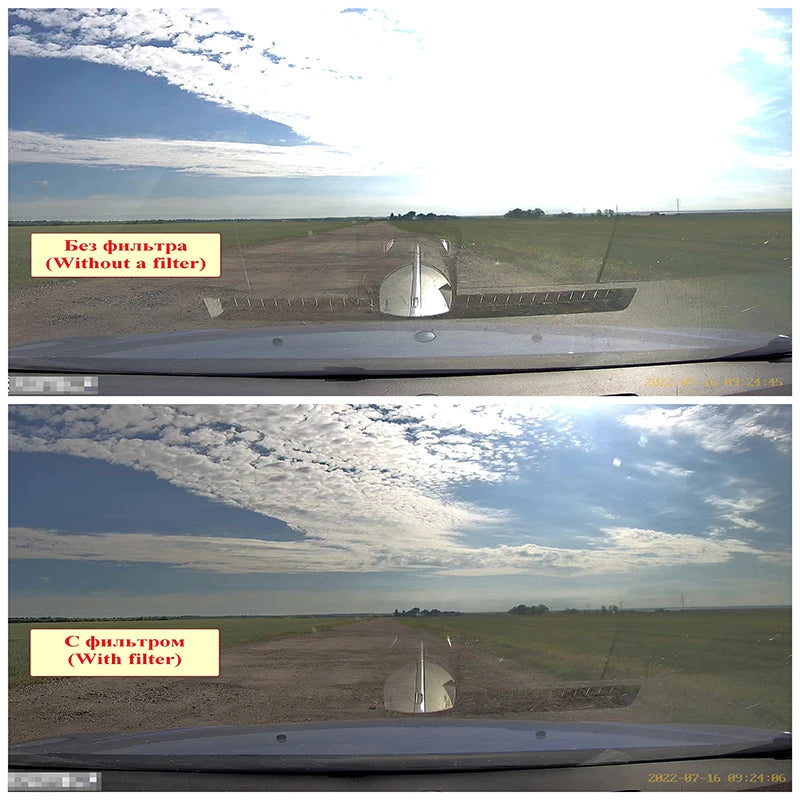 CPL Polarizing Camera Filter – Anti-Glare Lens Protection for 70mai Dash Cams