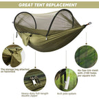 Camping Hammock – Quick Opening with Mosquito Net for Outdoor Sleeping