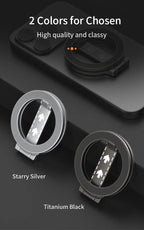 Magnetic Phone Ring Holder – Double-Sided MagSafe Kickstand for Smartphones