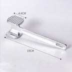 Stainless Steel Meat Tenderizer – Double-Sided Heavy Duty Hammer for Kitchen